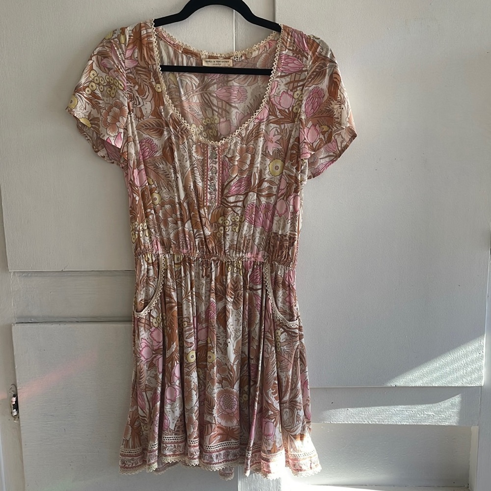 Spell jungle mini dress